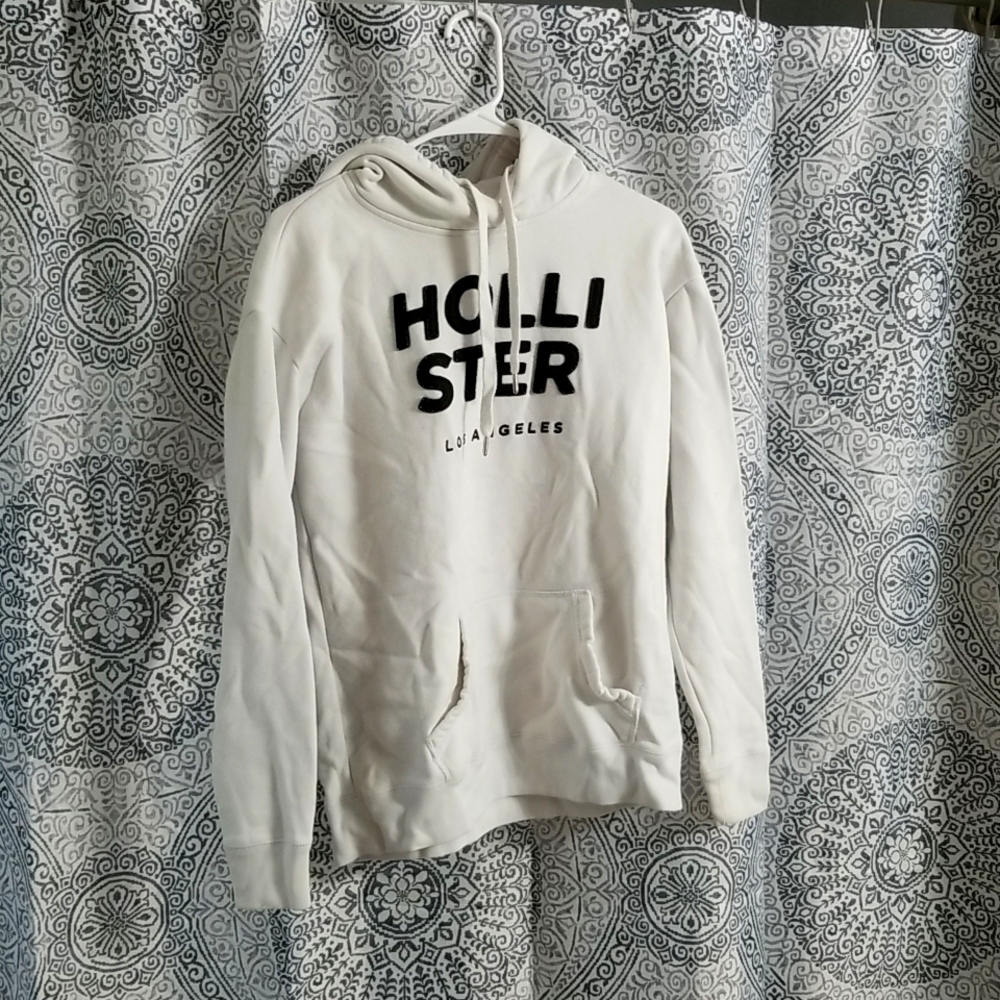 Hollister White Hoodie